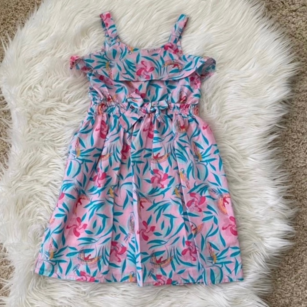 {Jessica Simpson} Floral Sleeveless Toddler Dress in Pink - Size 2T